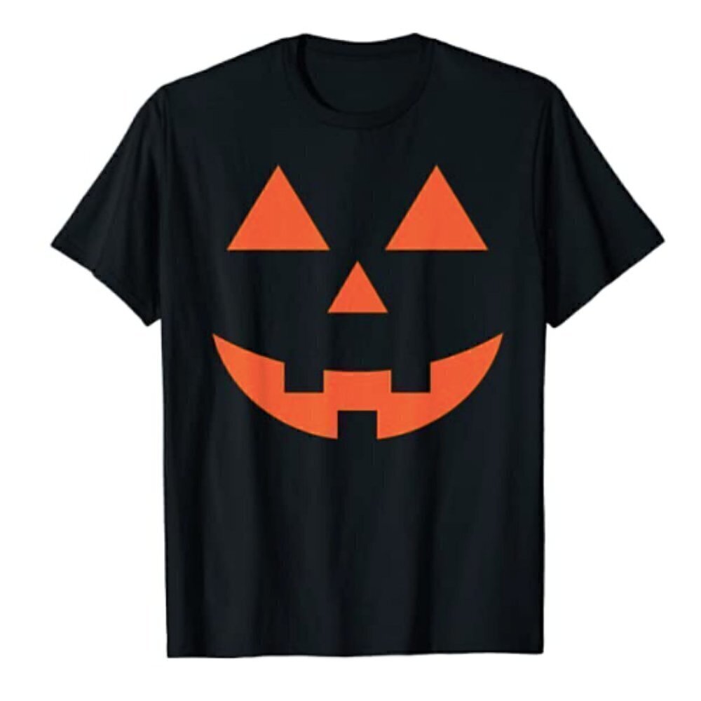 Spooky Jack O Lantern Halloween Party Pumpkin Men's Small Tee